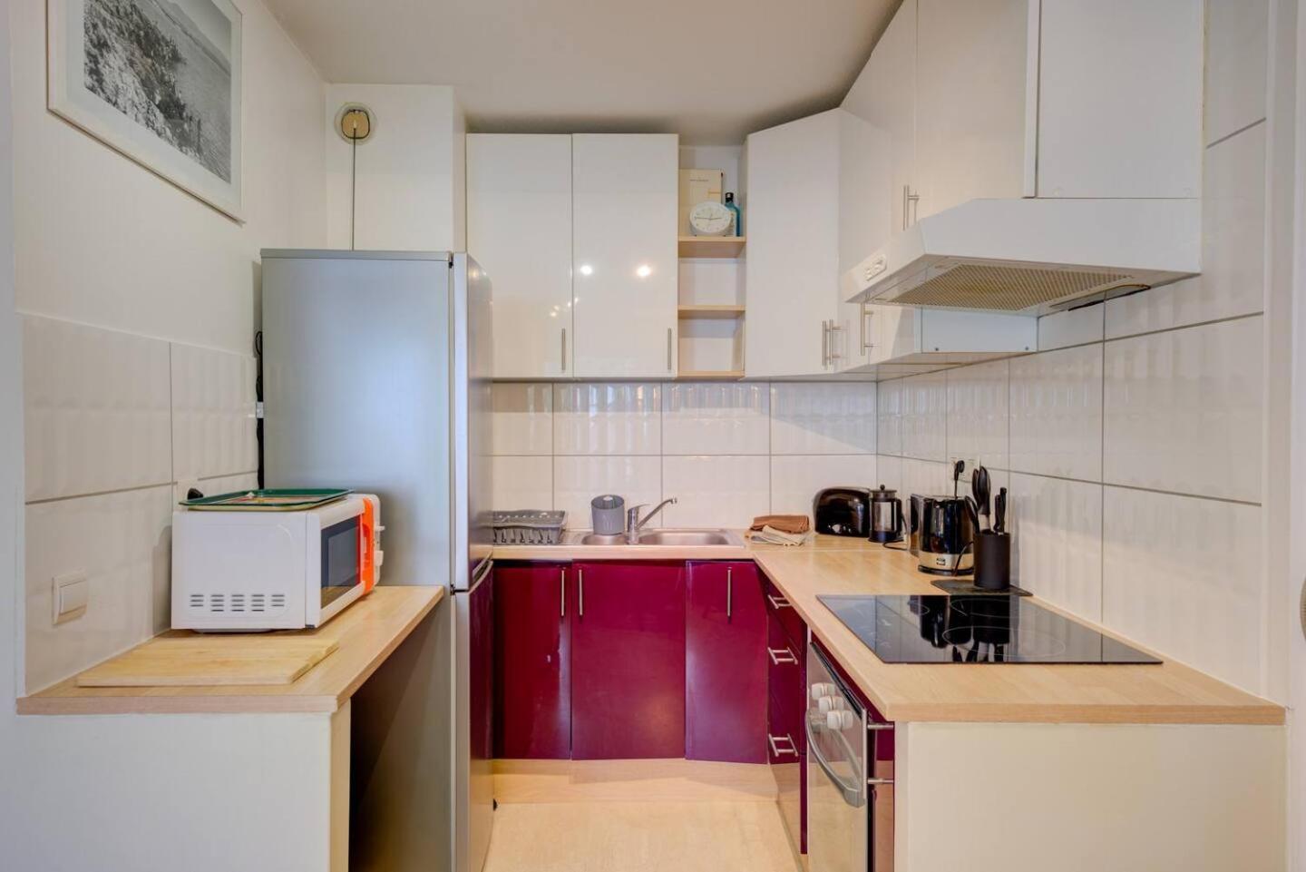 Elegant Apt W/2 Terraces/Mins To Beach & Shops Antibes Luaran gambar